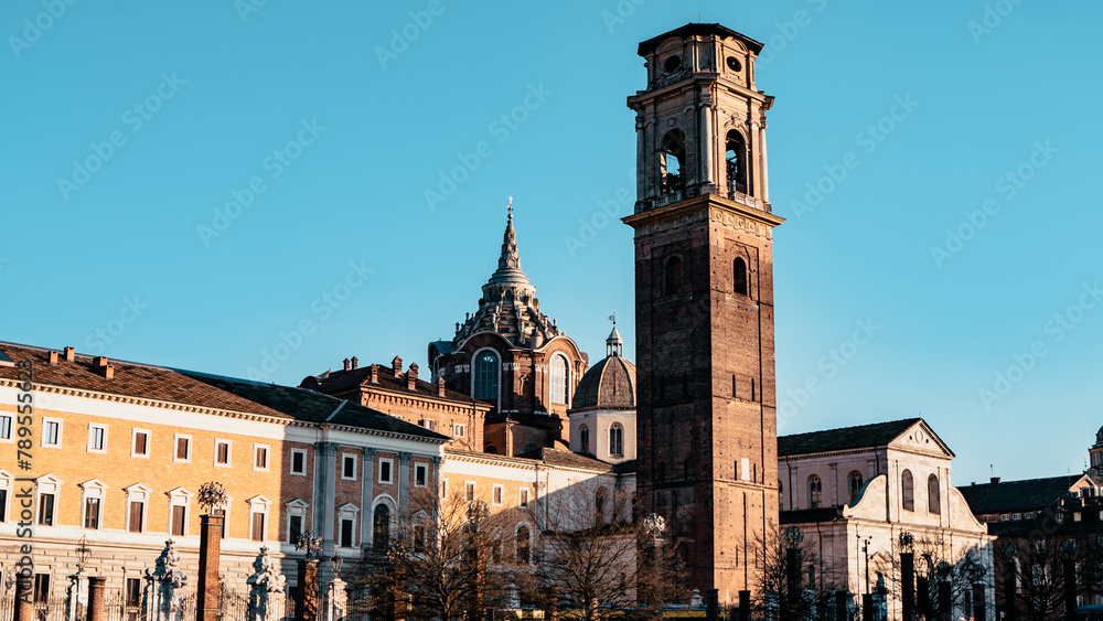 Historic monument of the city of Turin in Italy