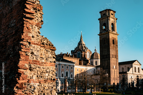 Obraz na płótnie Historic monument of the city of Turin in Italy w salonie