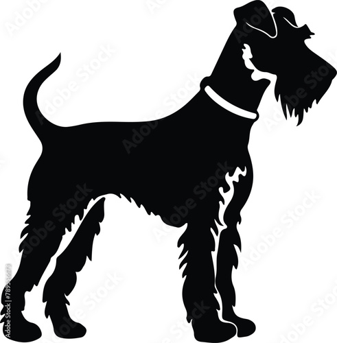 Airedale Terrier silhouette