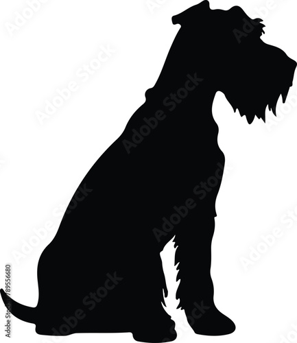 Airedale Terrier silhouette