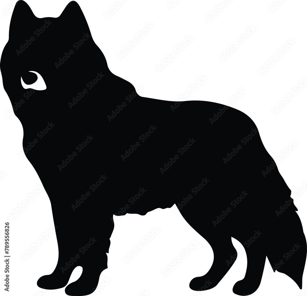 Akita silhouette Akita silhouette