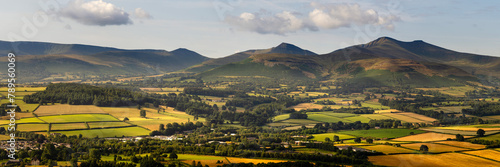 Brecon Beacons Wales Panorama photo