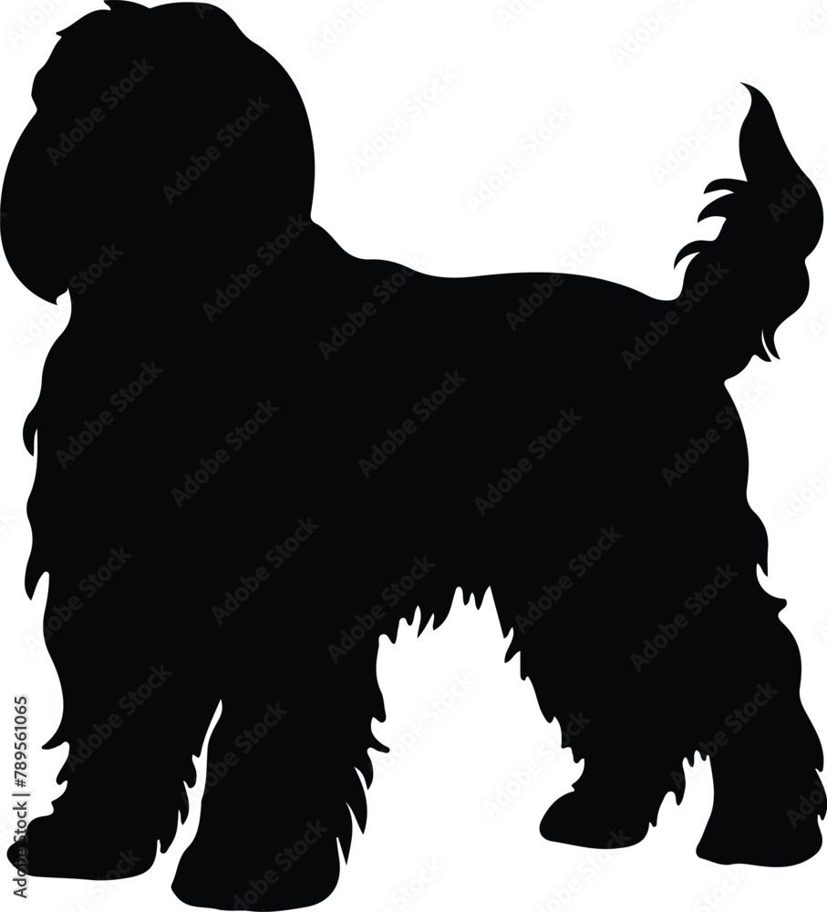 Black Russian Terrier silhouette