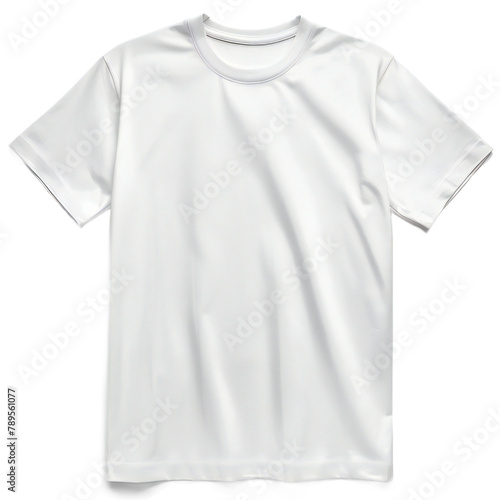 T-shirt on isolated white background