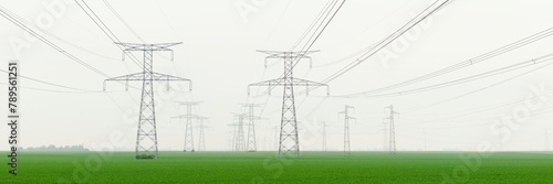 Electricity Pylons France photo