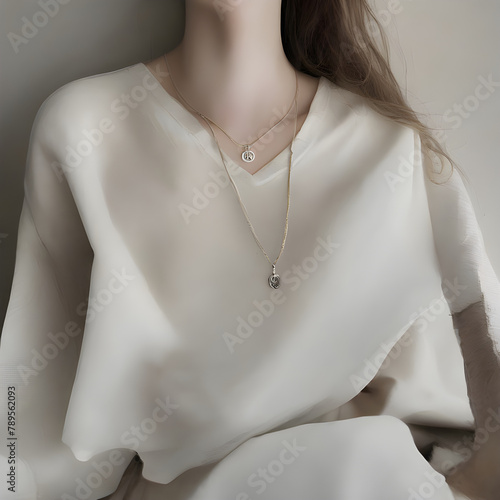 mannequin in a white shirt