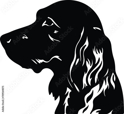 English Setter silhouette