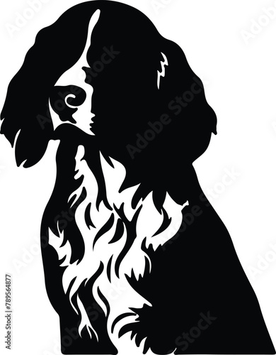 English Setter silhouette