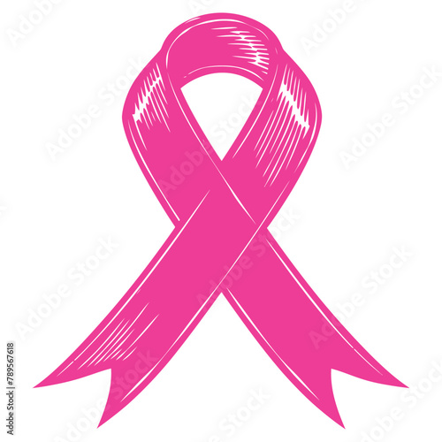 pink ribbon an international symbol of breast cancer awareness