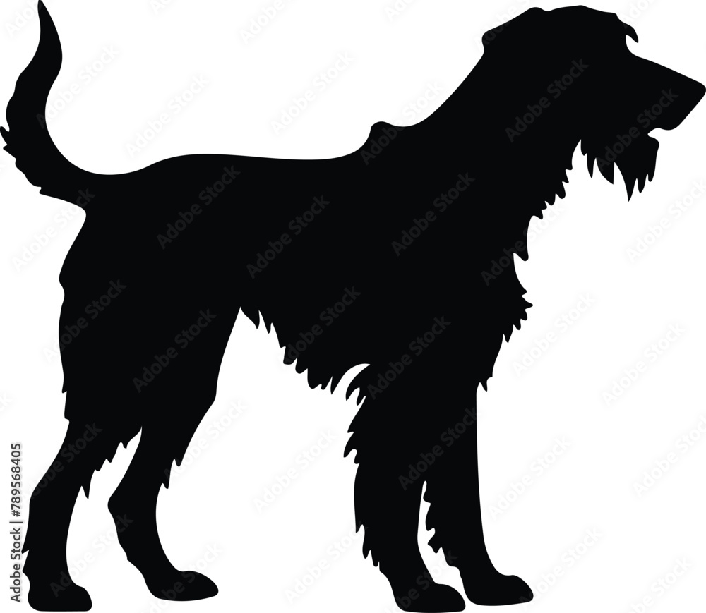 Irish Wolfhound silhouette
