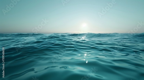 Calm sea water surface during day light.