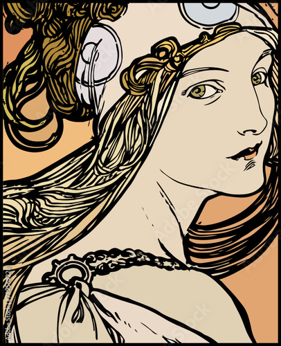 Art Nouveau poster. Art Nouveau Poster Design