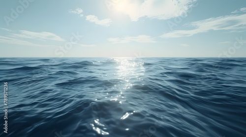 Calm sea water surface during day light.