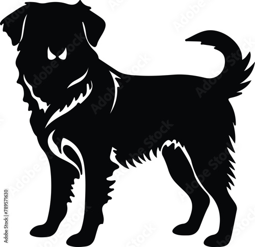 Nova Scotia Duck Tolling Retriever silhouette