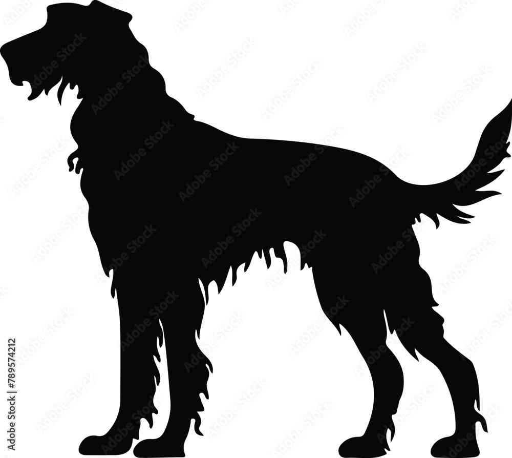 Scottish Deerhound silhouette