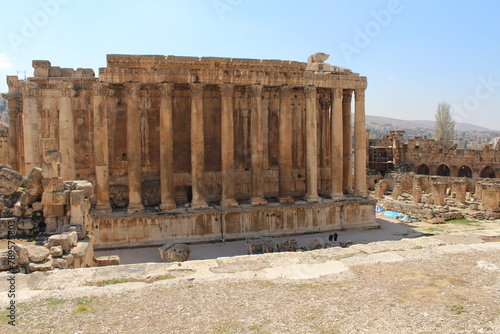 bacchus temple in baalbek lebanon 