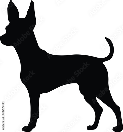 Toy Fox Terrier silhouette