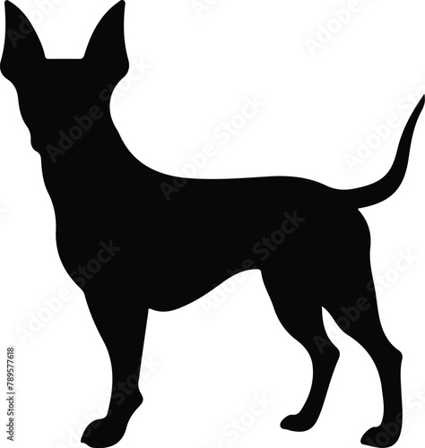 Toy Manchester Terrier silhouette