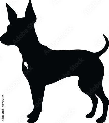 Toy Manchester Terrier silhouette