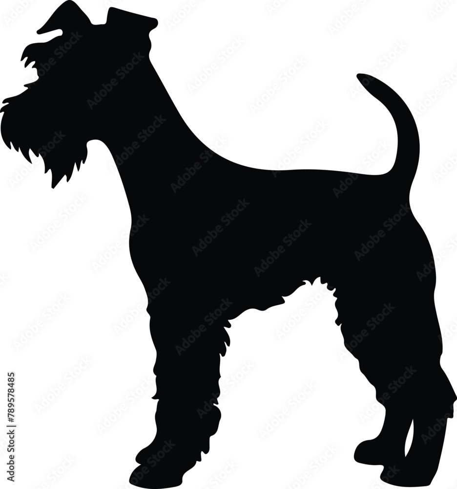 Wire Fox Terrier silhouette Wire Fox Terrier silhouette