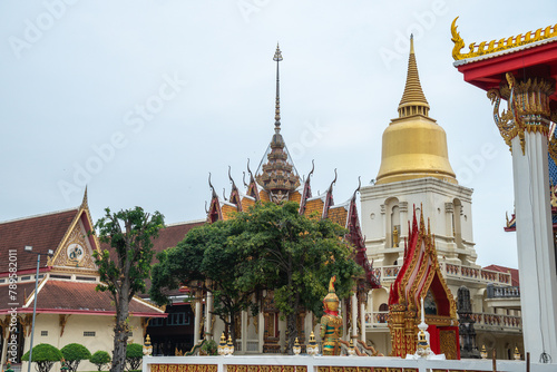 Buddhist Temple Wat Bang Phra, Chiang Mai, Thailand, architecture of Asia