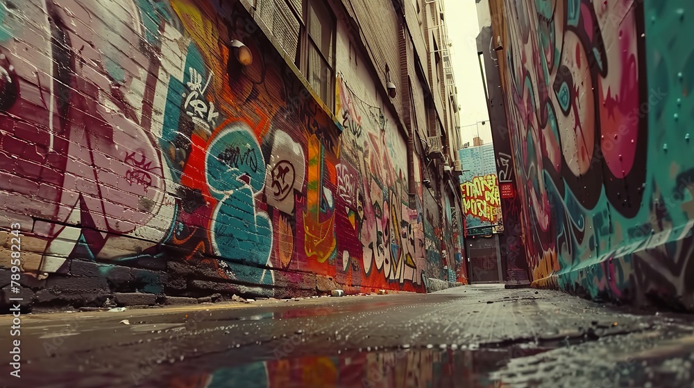Set against a backdrop of colorful and graffiti-covered city streets, the video captures the infectious energy of the song while paying homage to the music and style of the era 