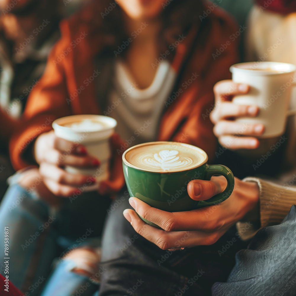 person with cup of coffee