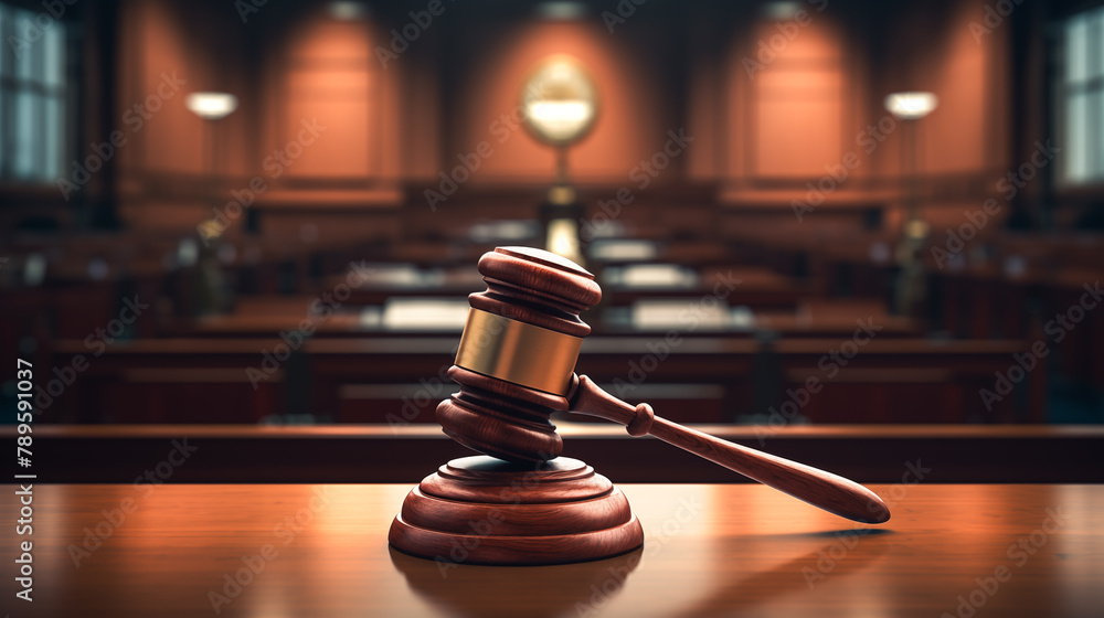 Wooden judges gavel on wooden table. Judges gavel hammer for adjudication Wooden judges gavel on wooden table. Judges gavel hammer for adjudication