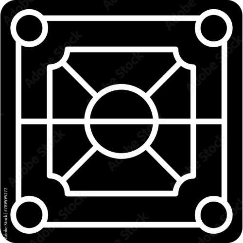 Carom Board Icon