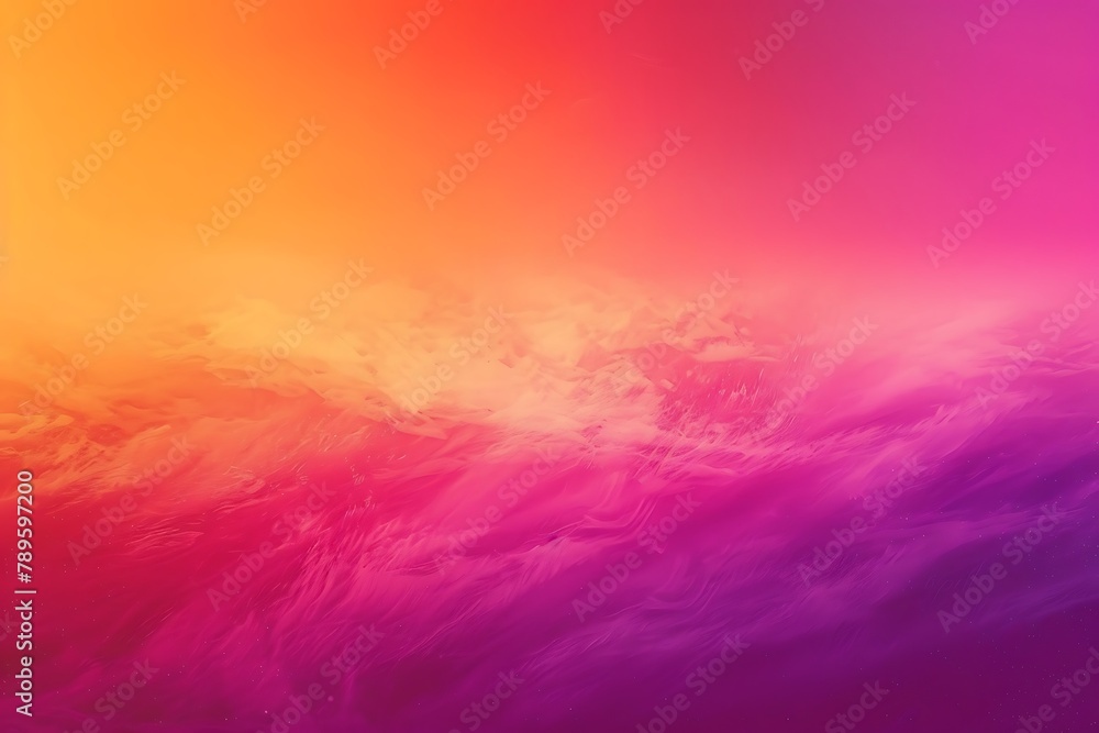 : Gradient blend of sunset colors - orange, pink, and purple - for a vibrant presentation.