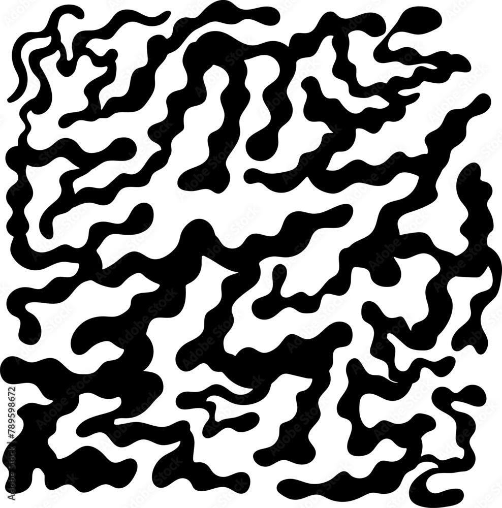 abstract spotted black and white background
