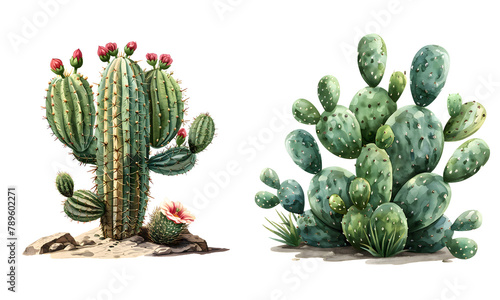 cactus isolated on white background png clipart
