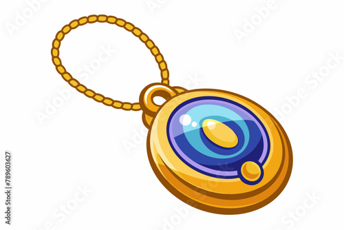 Locket Neckalc vector illustration white background 