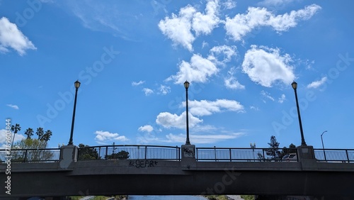 Lamp Posts on a bridge, 