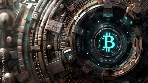 Bitcoin Masterpiece: Aesthetic Fusion with Steampunk Design
