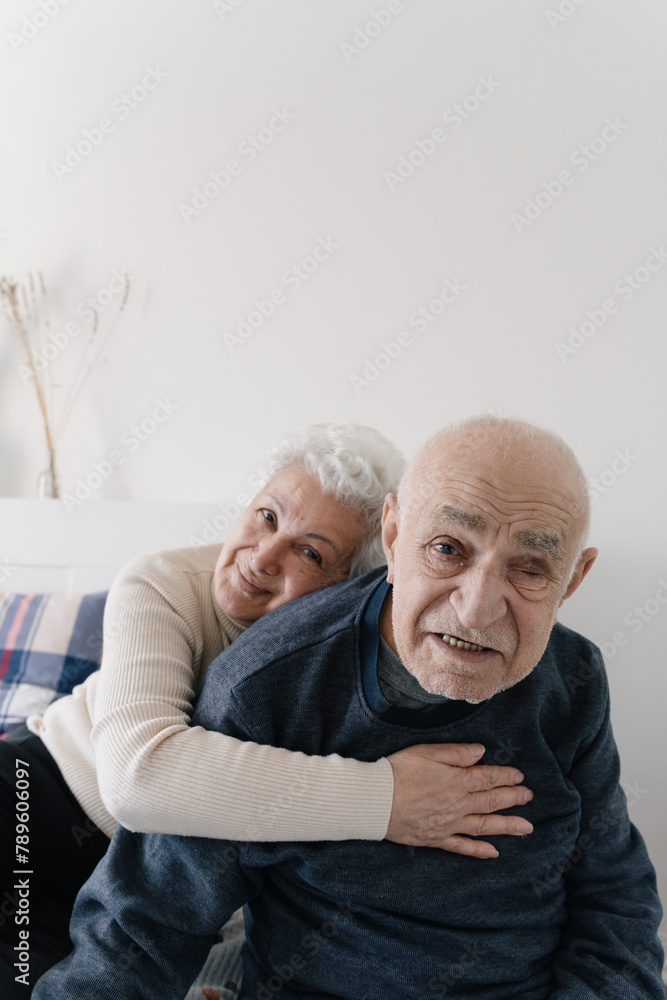 Portrait Of A Happy Senior Man And Woman Portrait Of A Happy Senior Man And Woman