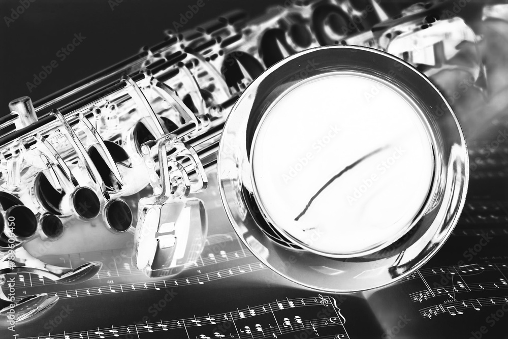 Obraz premium saxophone close up