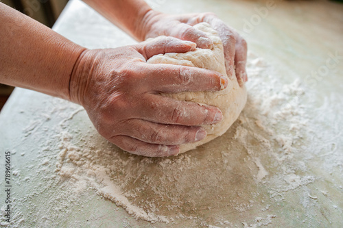 Making A Homemade Dumplings photo