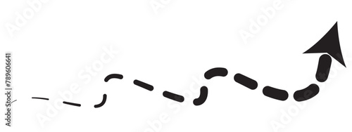 Hand drawn arrow sign. Handdrrawn svg arrows. Isolated direction doodle arrow icon