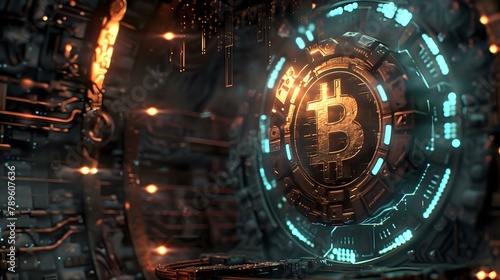 Bitcoin Masterpiece: Aesthetic Fusion with Steampunk Design