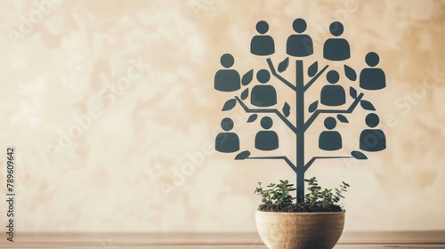 A family tree, also called a genealogy or a pedigree chart, is a chart representing family relationships in a conventional tree structure.