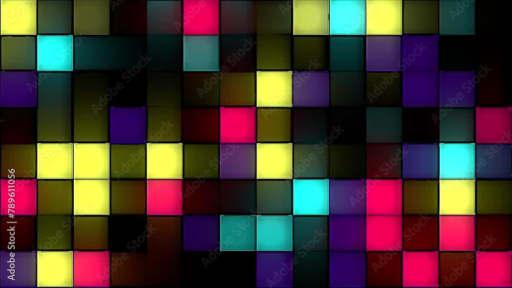 Animation video square light moving Animation video square light moving