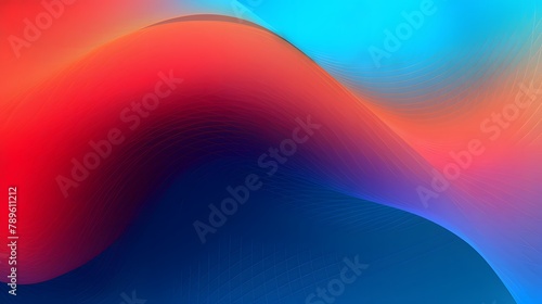 Colorful abstract with seamless wavy pattern.