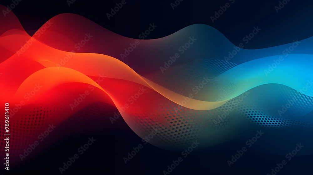 Colorful abstract with seamless wavy pattern. Colorful abstract with seamless wavy pattern.