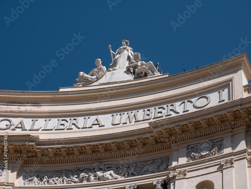 Campania,  Napoli, Galleria Umberto, Le muse napolitane,