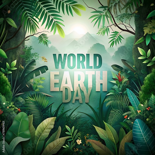 Designing for Sustainability: Eco-Friendly World Earth Day Poster Template
