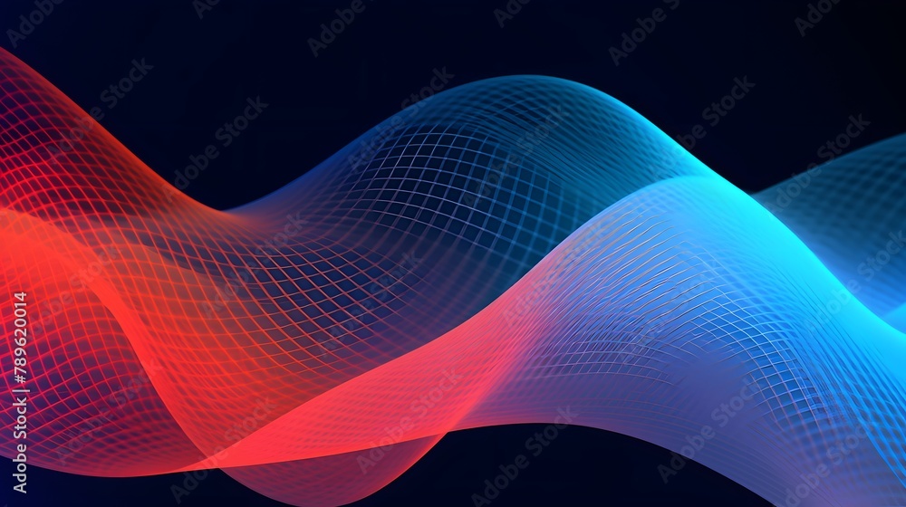 Colorful abstract with seamless wavy pattern. Colorful abstract with seamless wavy pattern.