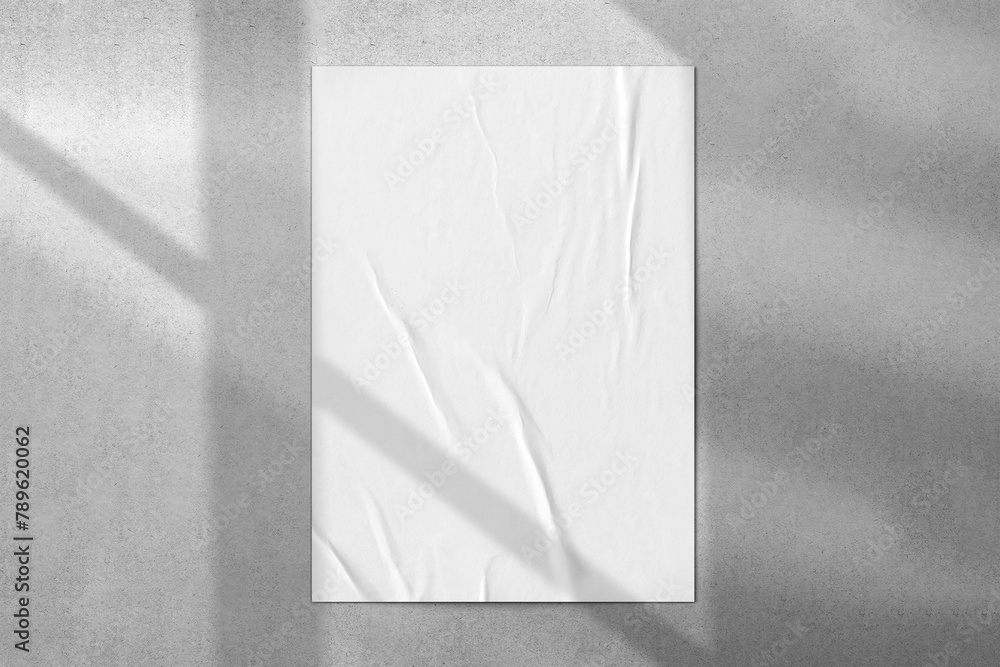 Wall poster png mockup, transparent paper Wall poster png mockup, transparent paper