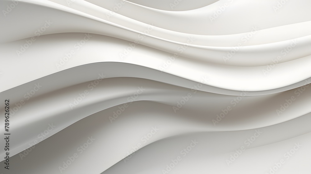 White abstract with seamless wavy pattern. White abstract with seamless wavy pattern.