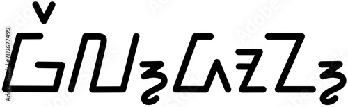 Illustration vector graphic of the name Weldon, sundanese script, unique font. Great for printing on your personal items